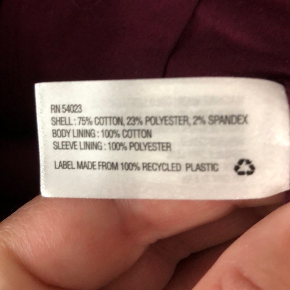 Gap print print zip up jacket size 2 - Picture 6 of 6